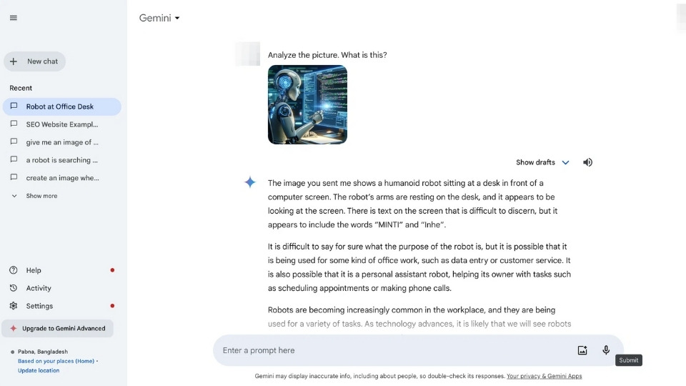 ChatGPT Alternatief - Google Gemini
